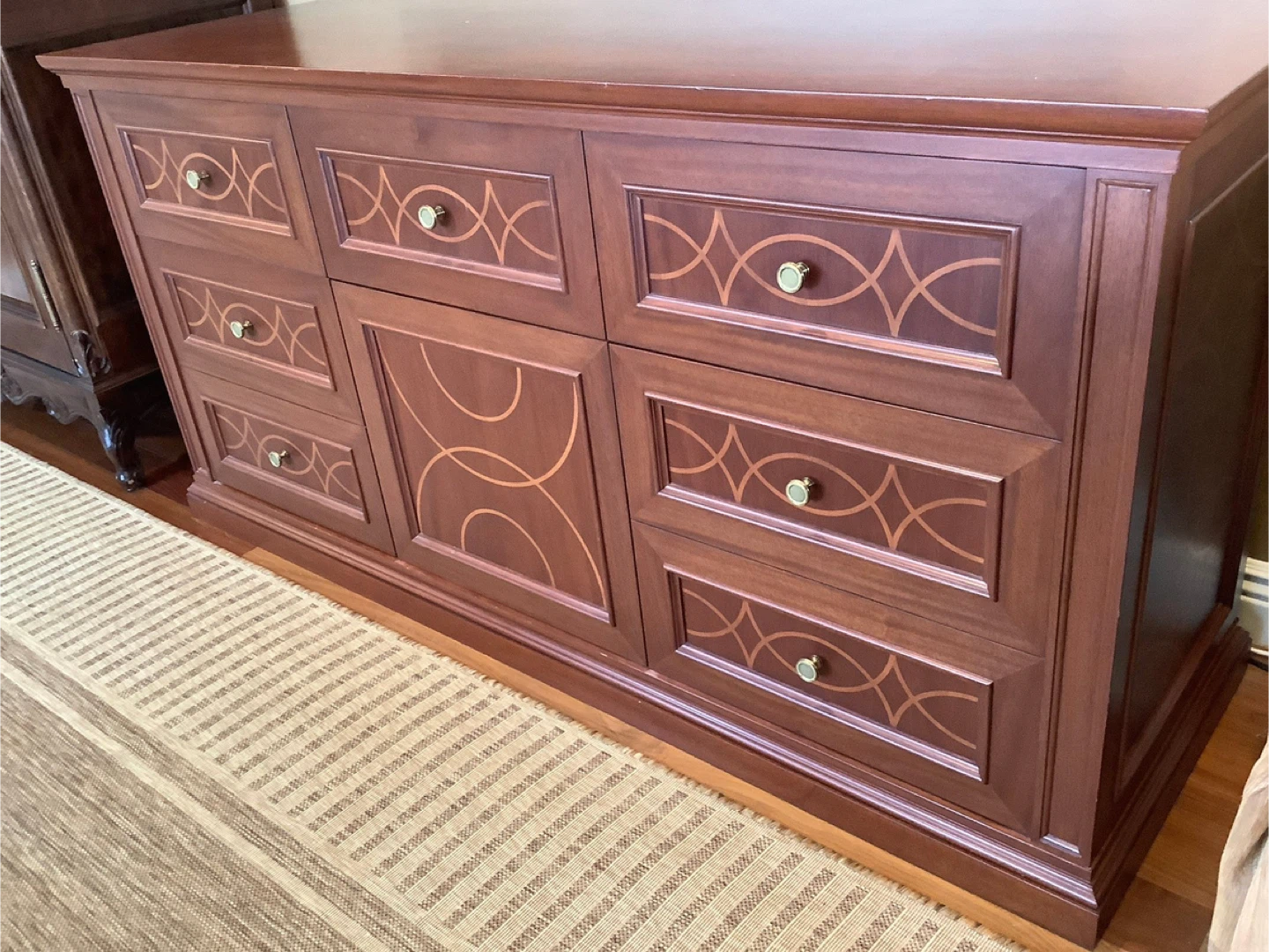 Wooden Dresser with Decorative Inlay (FREE DELIVERY) - photo 4