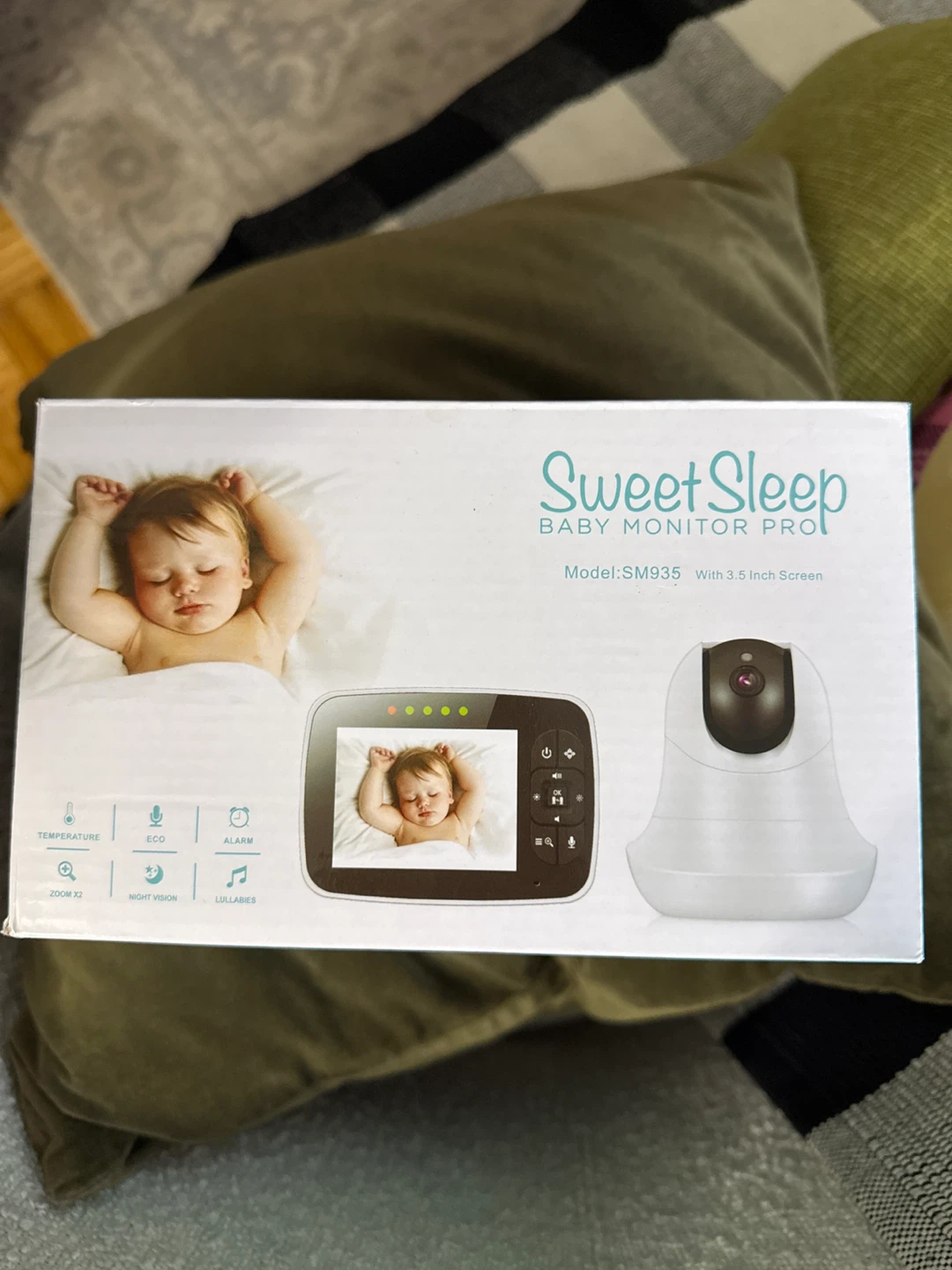 Sweet Sleep Baby Monitor Pro SM935 with 3.5 Inch Screen