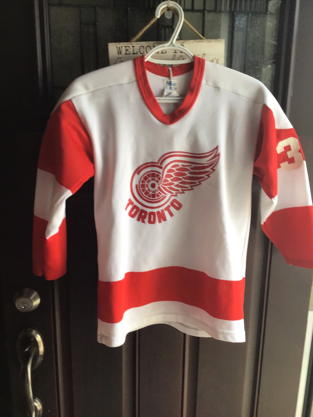 Maska Toronto Red Wings Hockey Jersey #35
