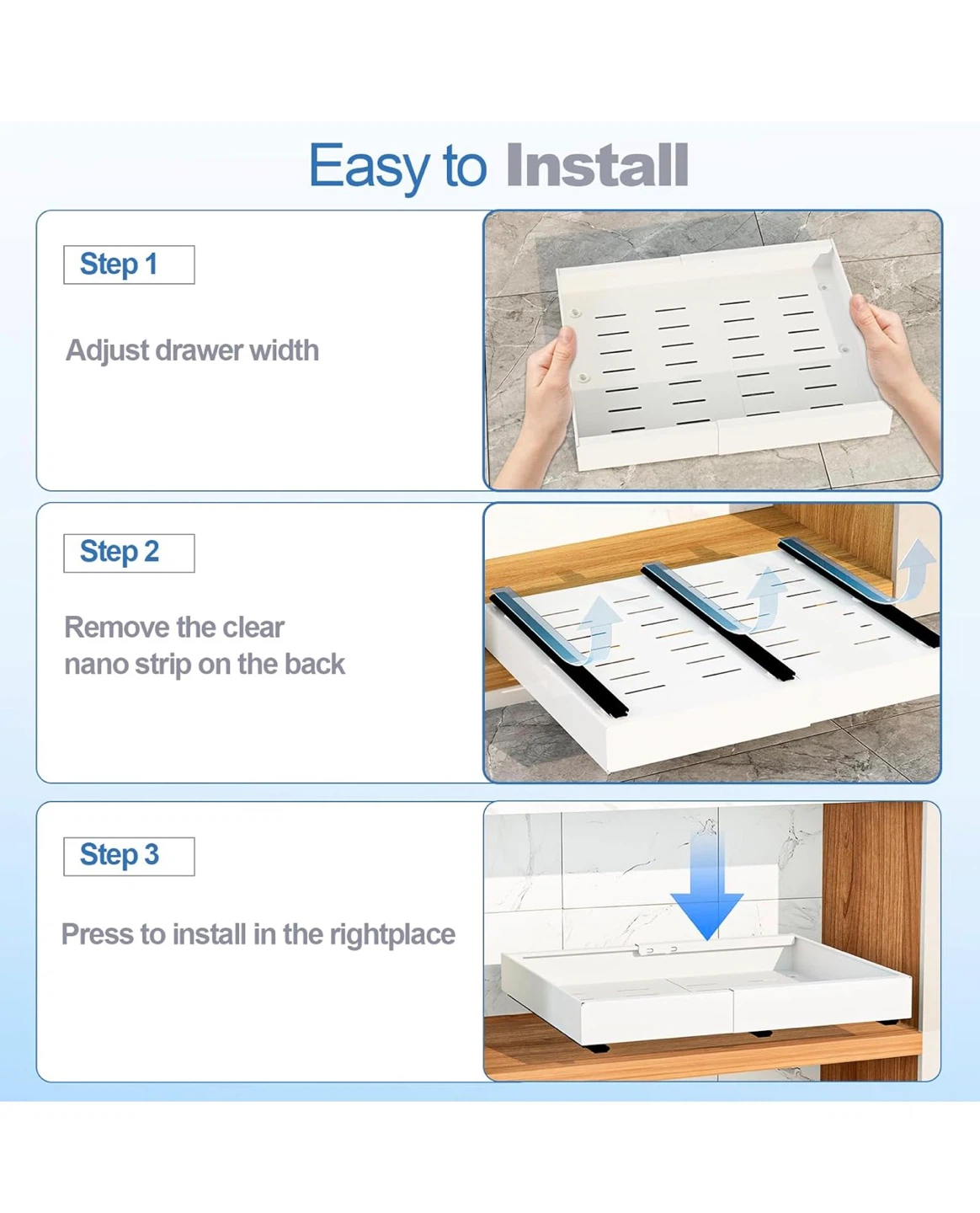 Pull Out Cabinet Organizer Expandable 12"-20" (2 Pack) PC2P - photo 4