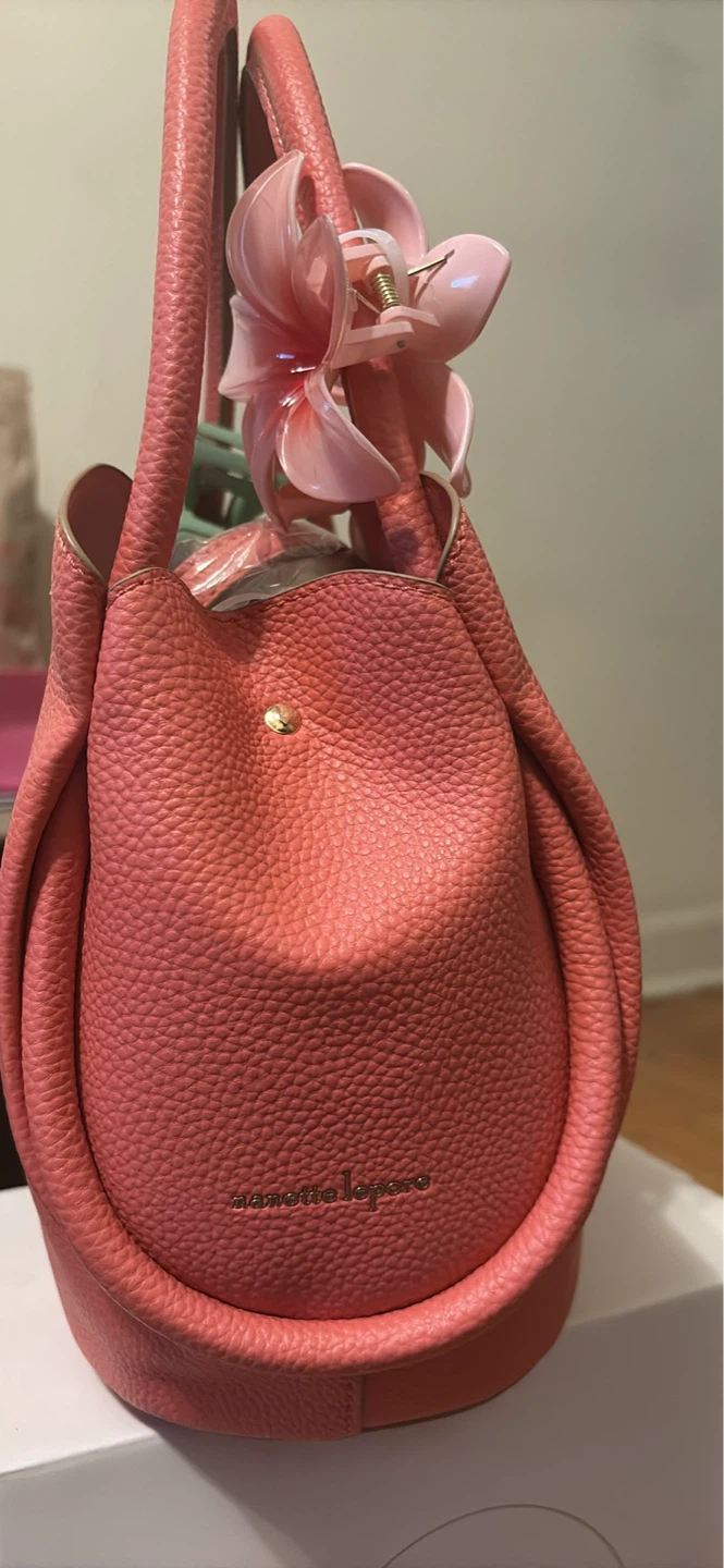 Nanette lepore Pink Floral Top Handle Bag - photo 2