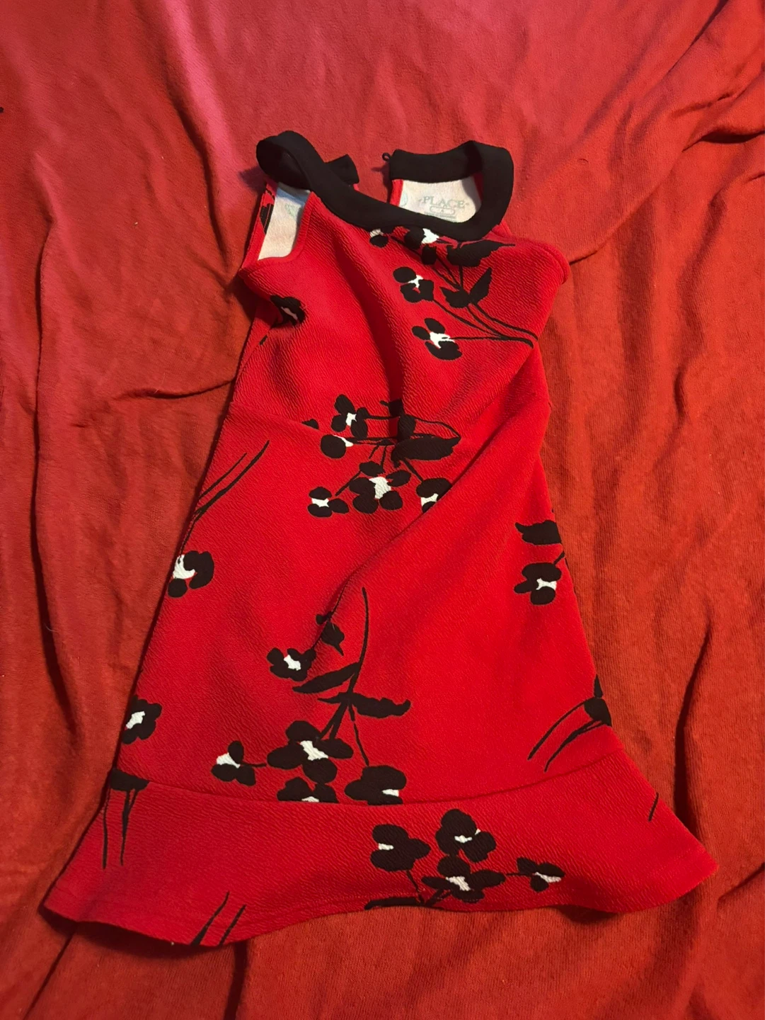The Children's Place Red Floral Dress size 4