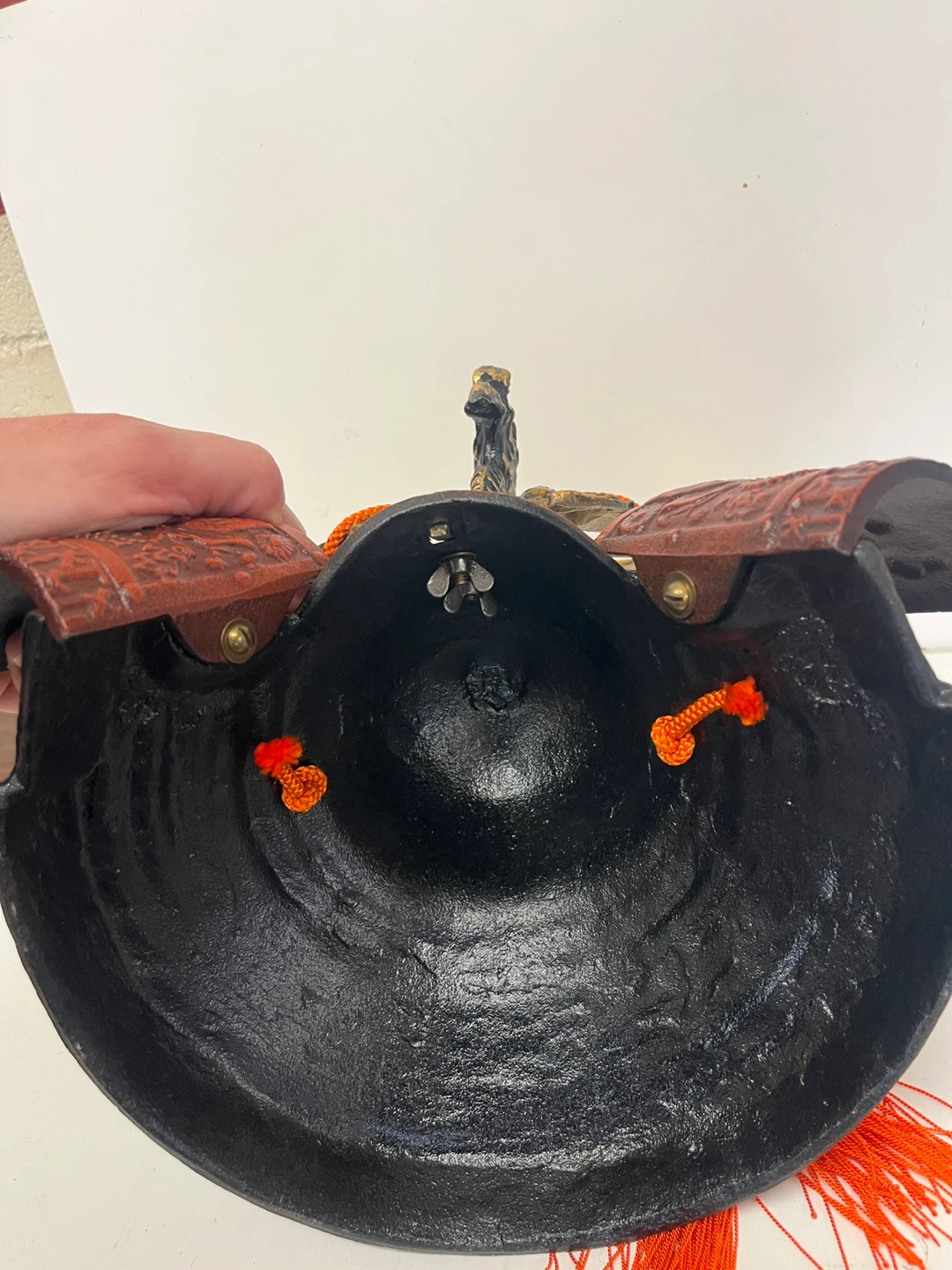 Decorative Samurai Helmet with Dragon Accent - photo 2