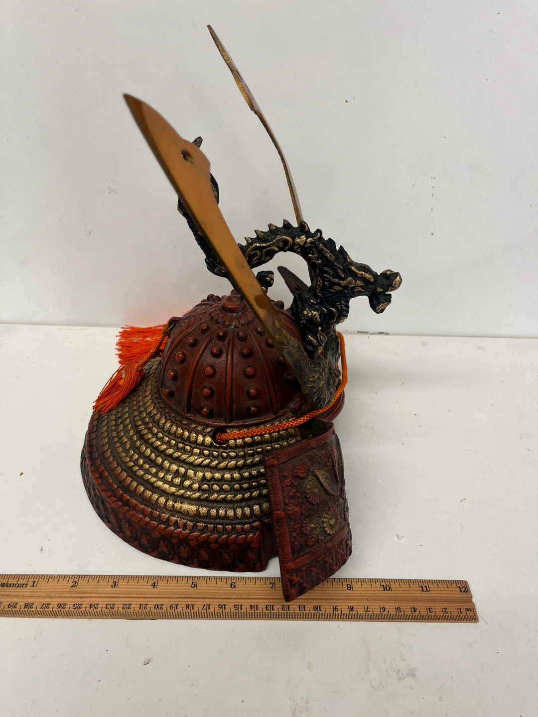 Decorative Samurai Helmet with Dragon Accent - photo 5