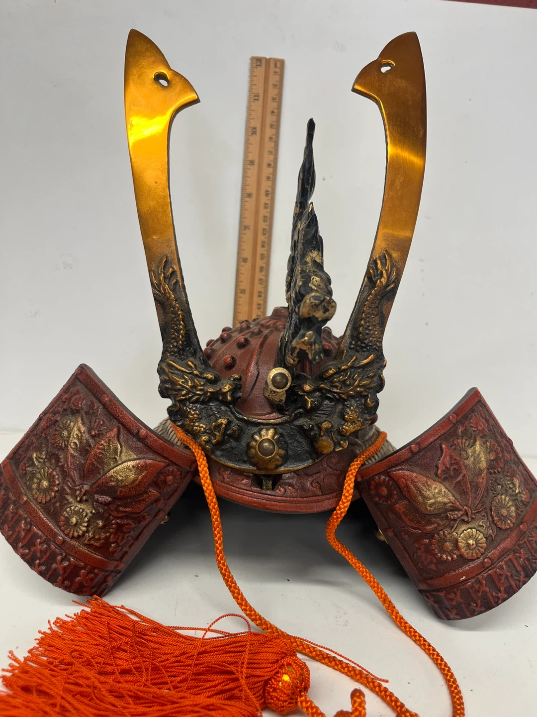 Decorative Samurai Helmet with Dragon Accent - photo 4