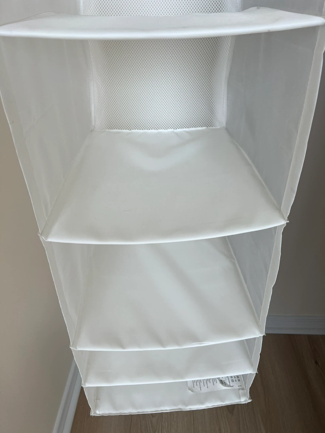 White Hanging Closet Organizer (6 Shelves) - photo 4