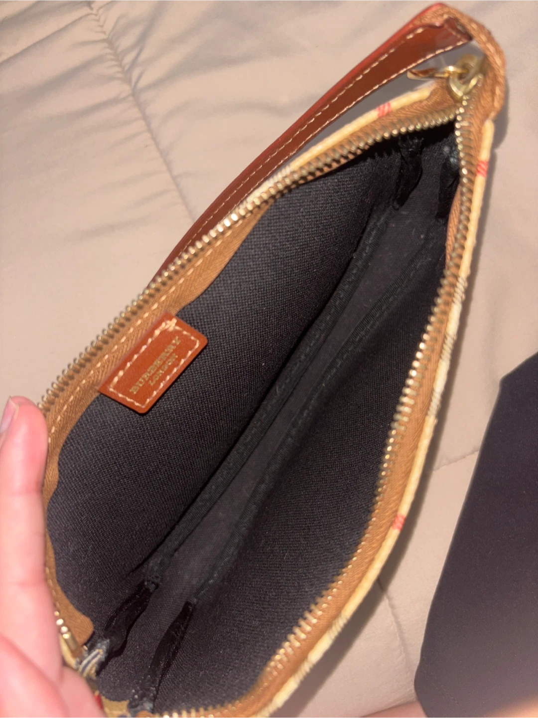 Burberry Nova Check Wristlet Pouch - photo 2