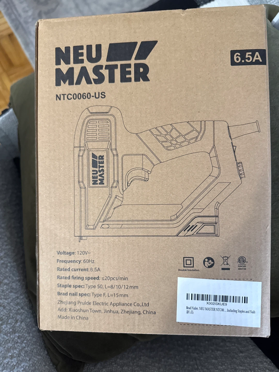 Neu Master NTC0060-US Brad Nailer and Stapler