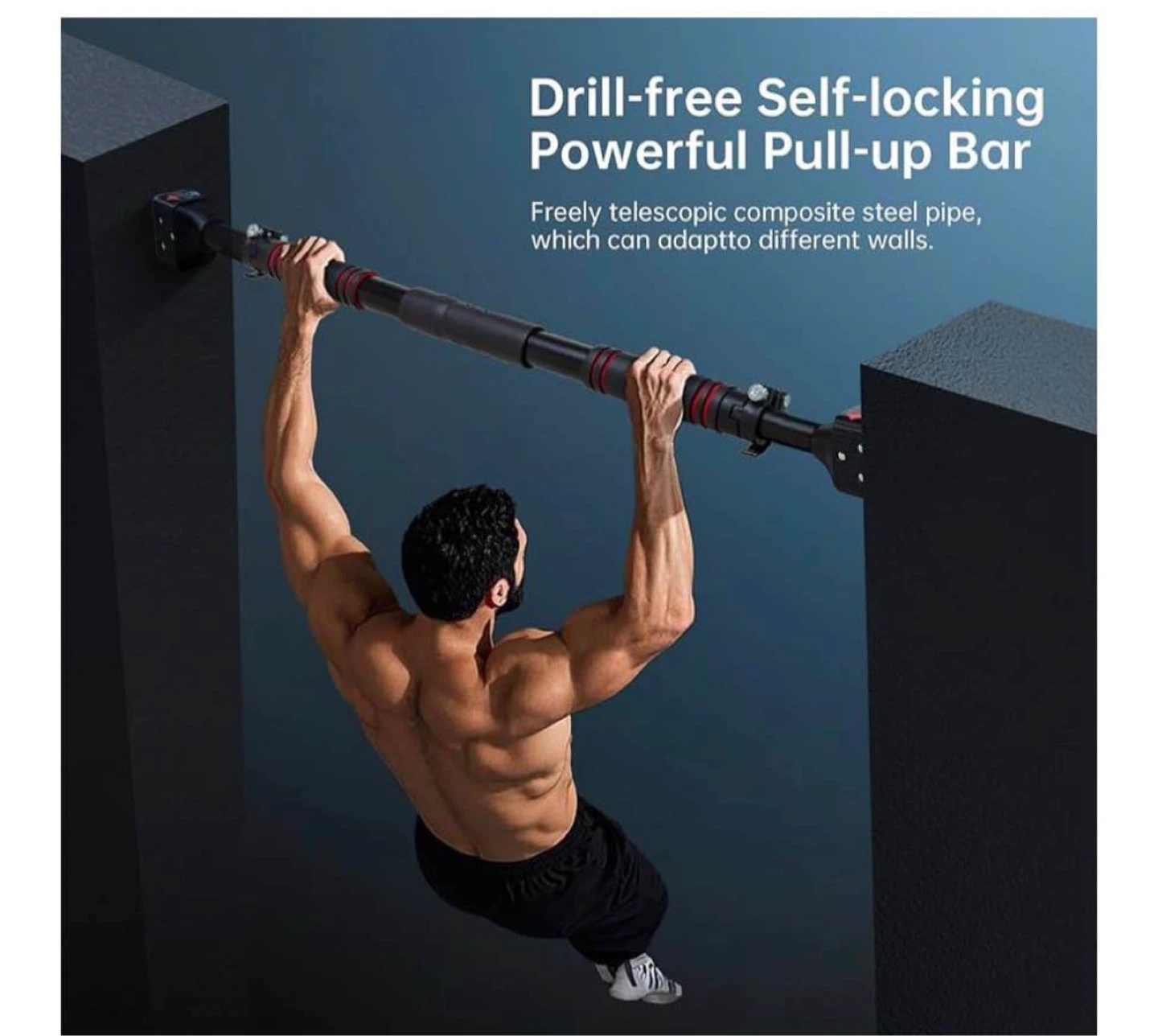 Drill-free Self-locking Powerful Pull-up Bar