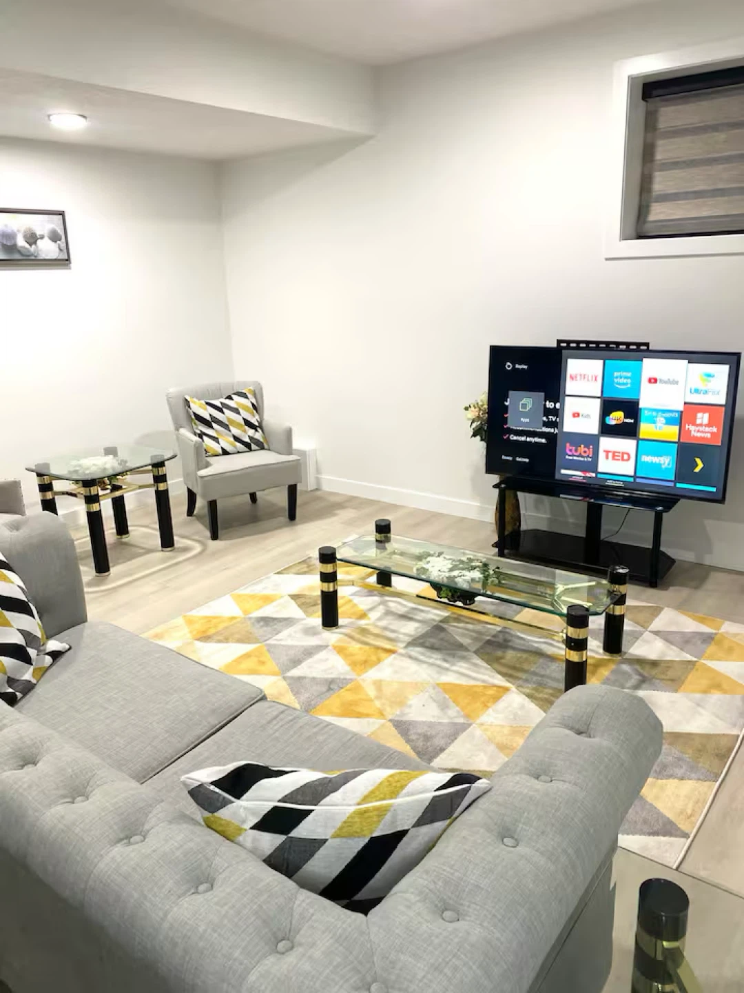 Two bedrooms basement