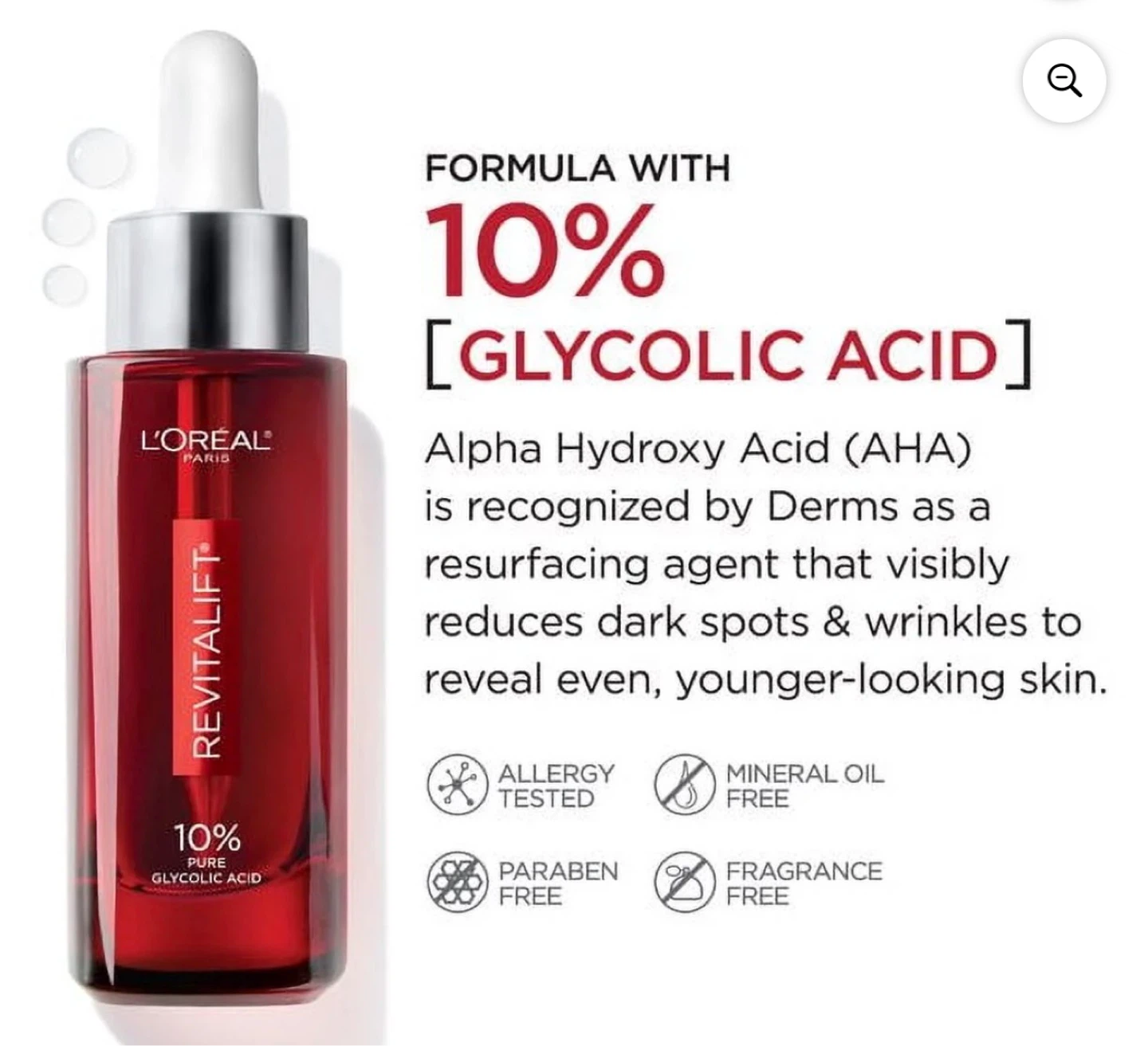 L'Oréal Revitalift Derm Intensives 10% Glycolic Acid Serum - photo 3