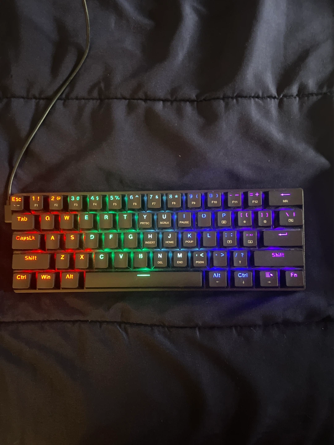 Compact Mechanical Keyboard with RGB Backlighting - photo 2