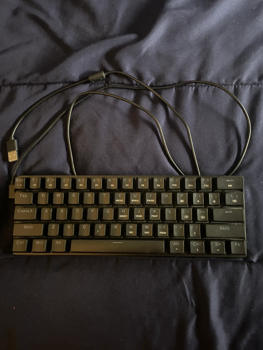 Compact Mechanical Keyboard with RGB Backlighting