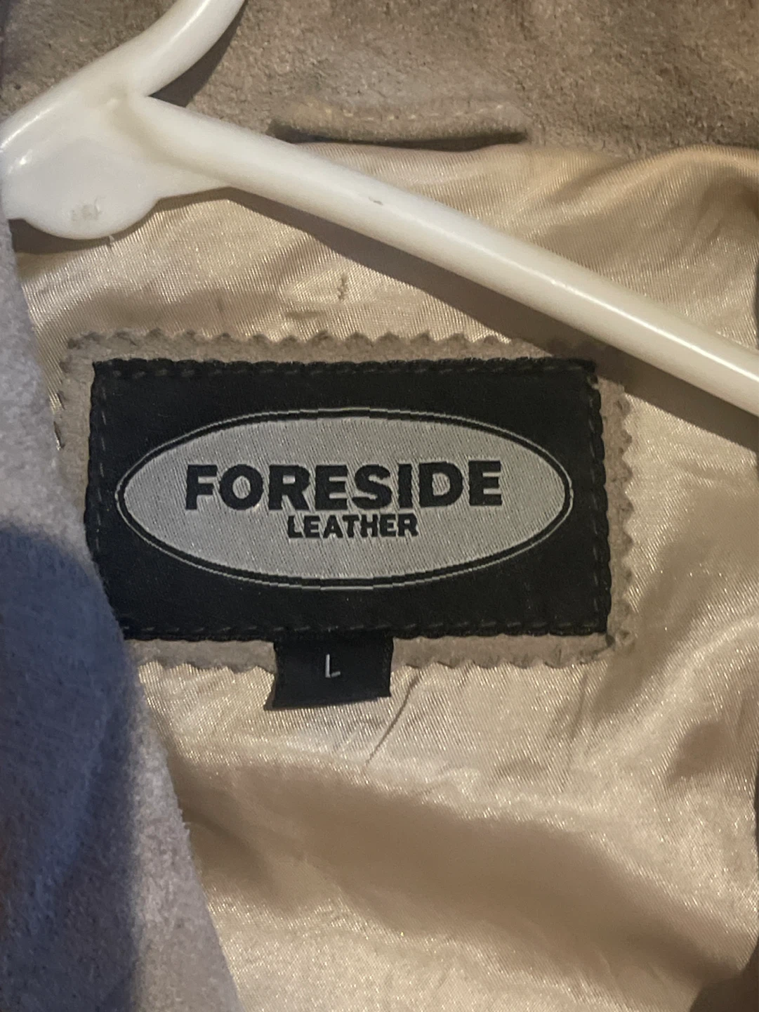 Foreside Leather Blazer Jacket - Size L - photo 2