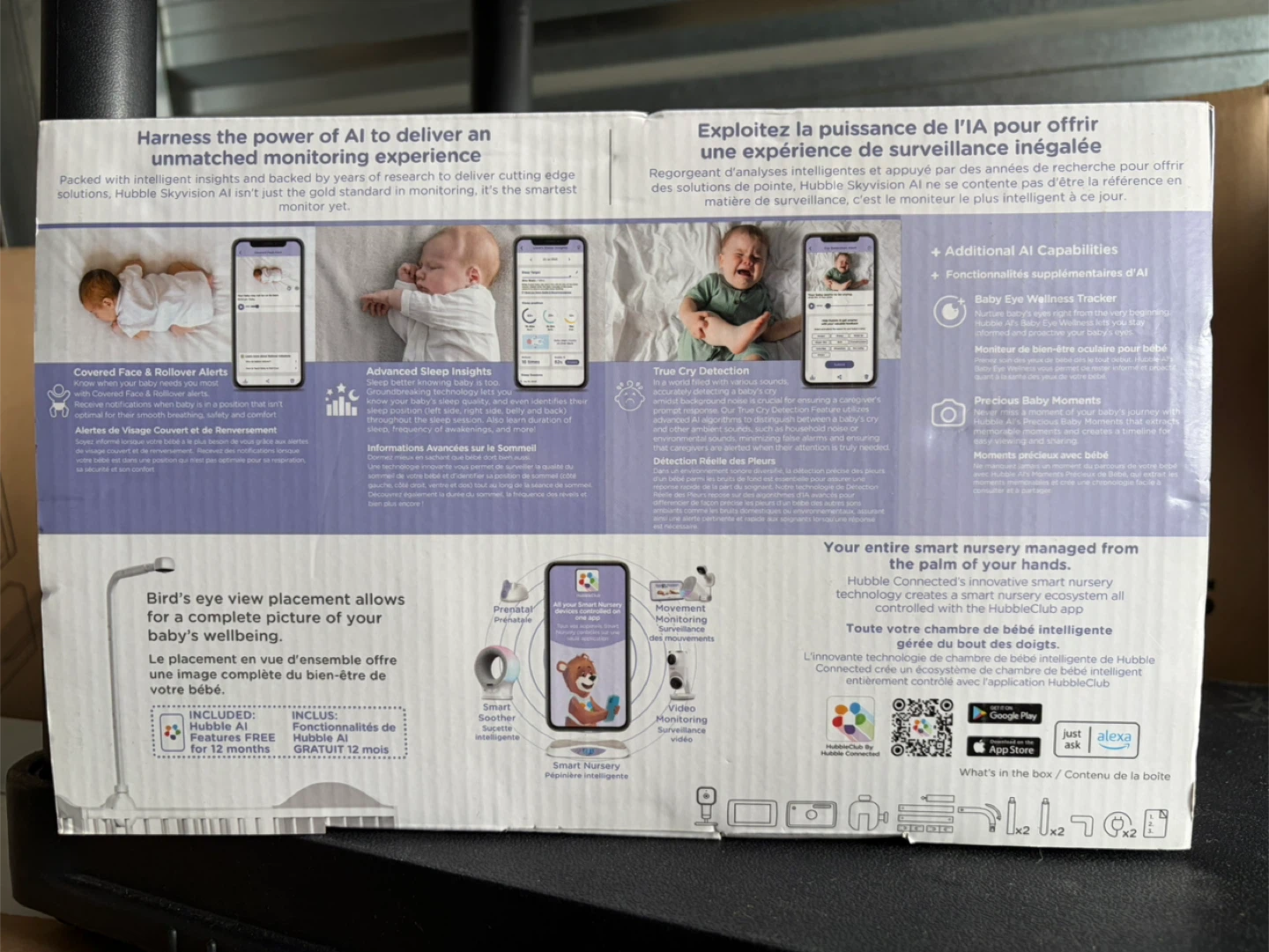 Hubble Connected SkyVision AI Pro HD Baby Monitor BNIB - photo 4