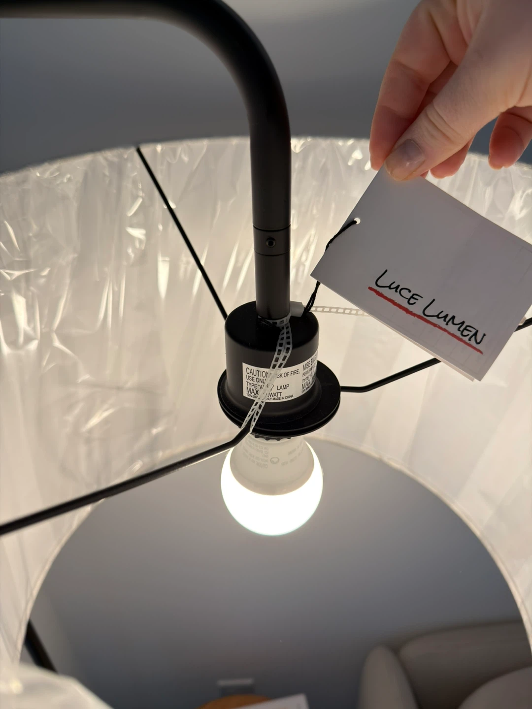 LUCE LUMEN Floor Lamp with Side Table - photo 2