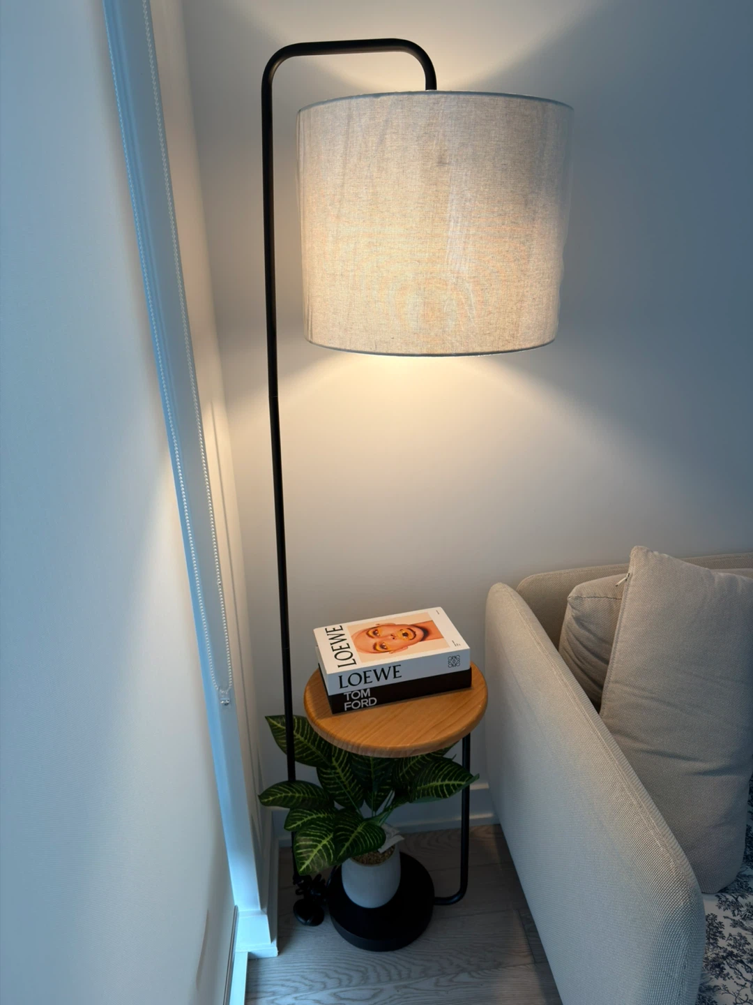 LUCE LUMEN Floor Lamp with Side Table