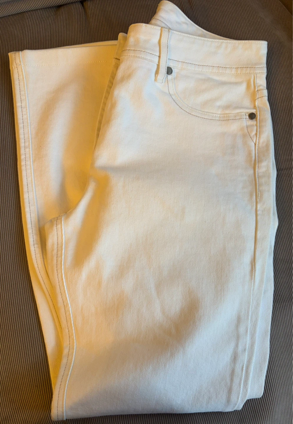 Faconnable offwhite jeans size 4 - photo 4
