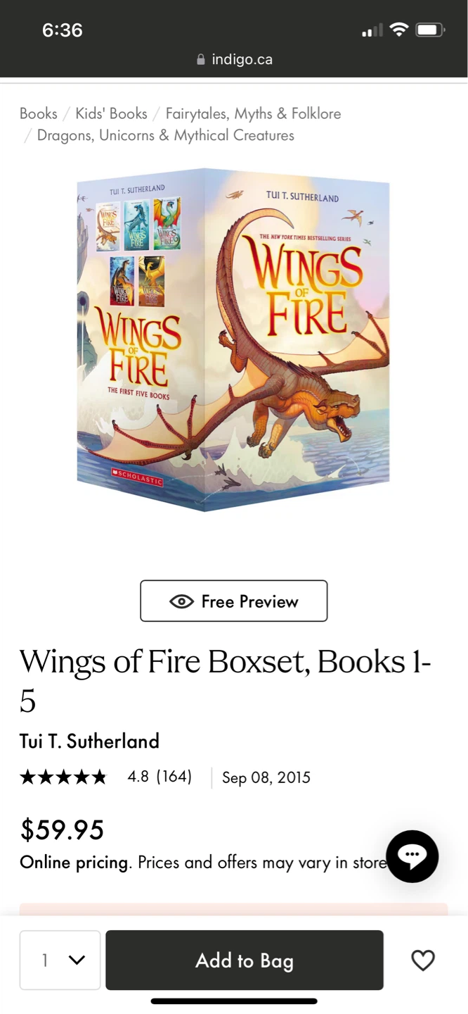 Wings of Fire Box Set Books 1-5 by Tui T. Sutherland - photo 5