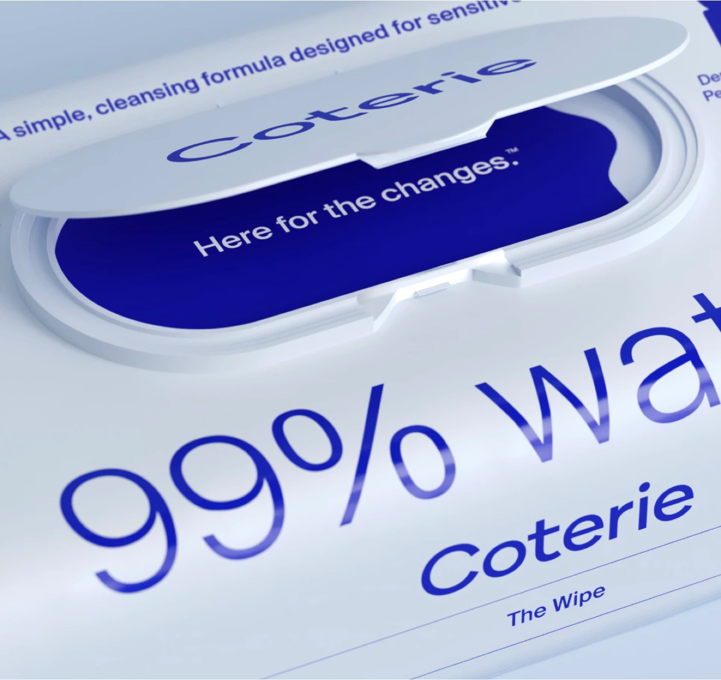 Coterie 99% Water Baby Wipes 4 packs