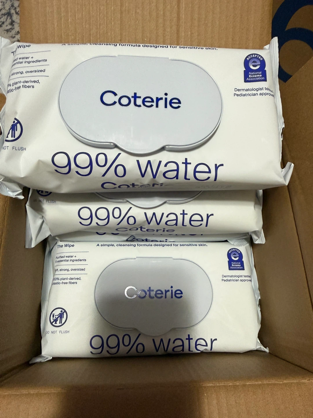 Coterie 99% Water Baby Wipes 4 packs - photo 2