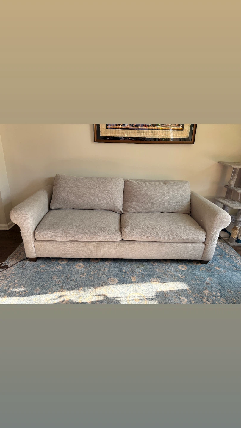 Arhaus Bench Crafted Upholstery Sofa