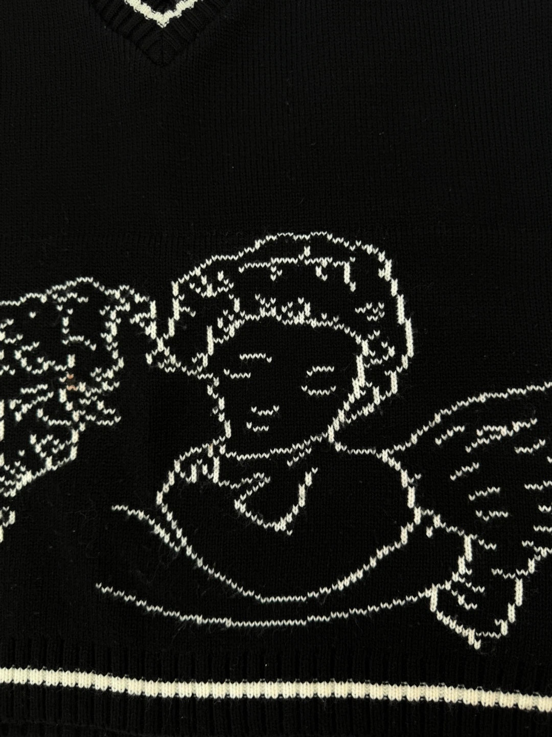 Black Cherub Knit Vest - photo 2