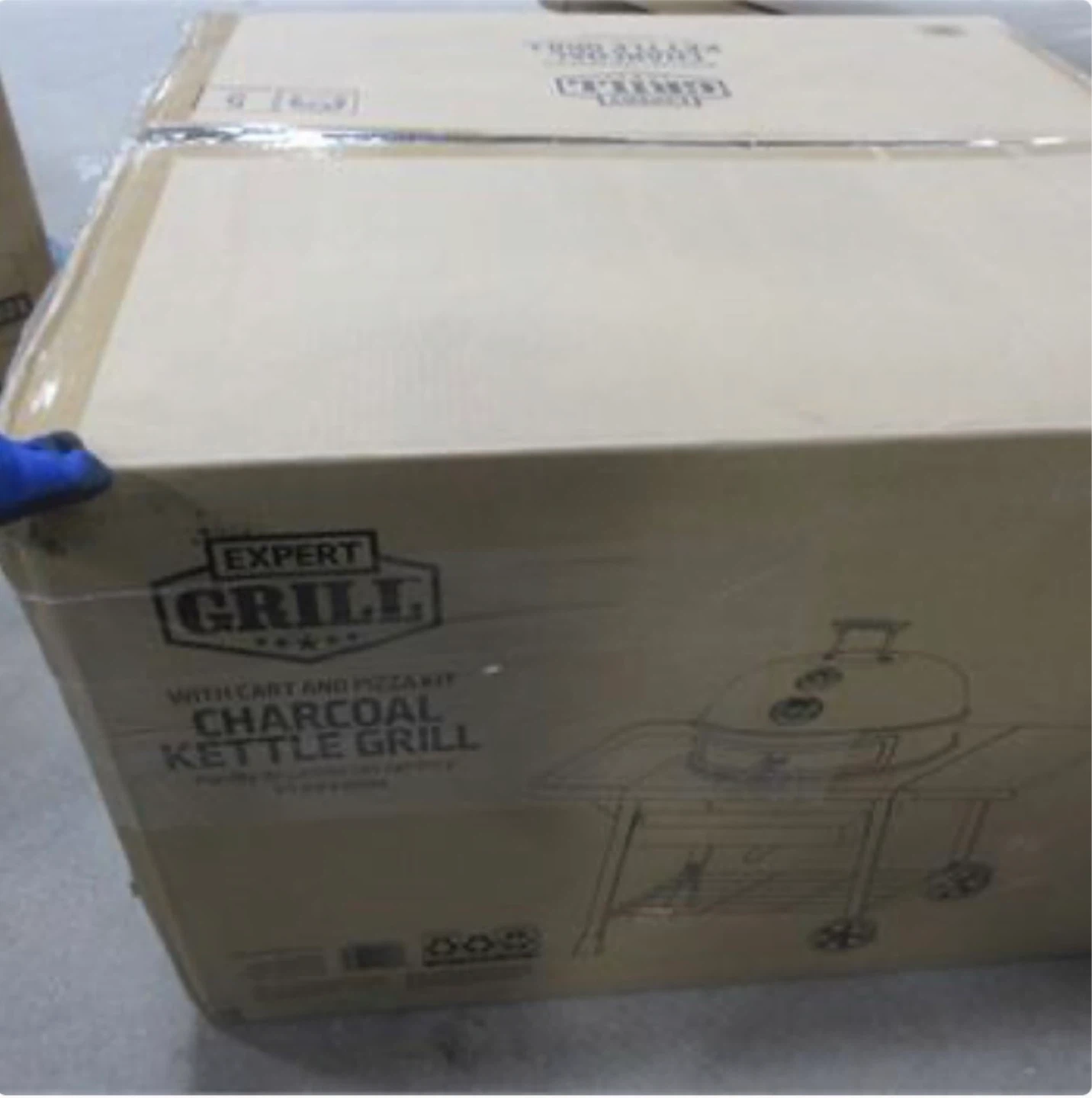 Expert Grill Charcoal Kettle Grill with Cart and Pizza Kit - photo 4