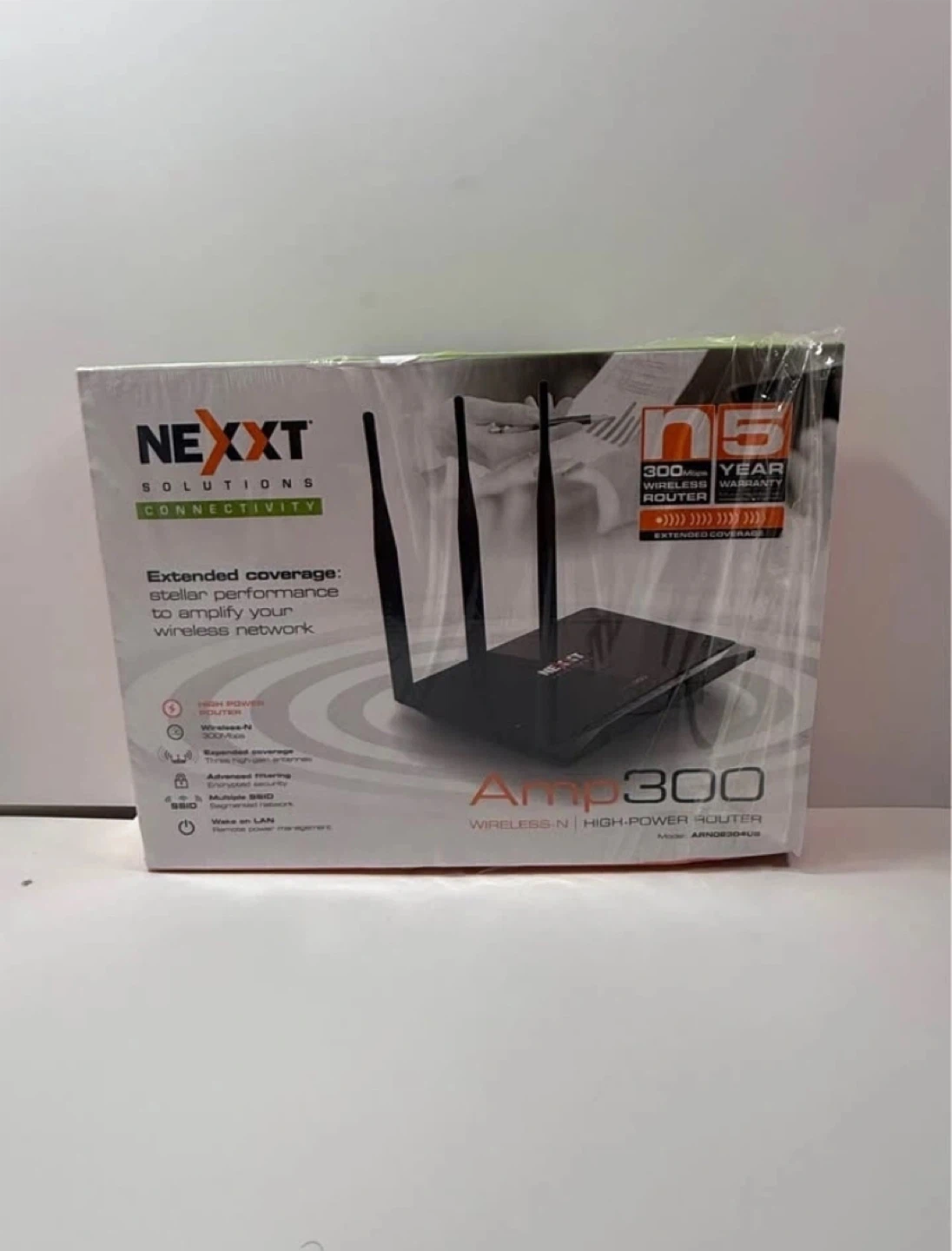 Nexxt AMP300 High-Power Wireless Router, For Highest Wifi Speeds - photo 2