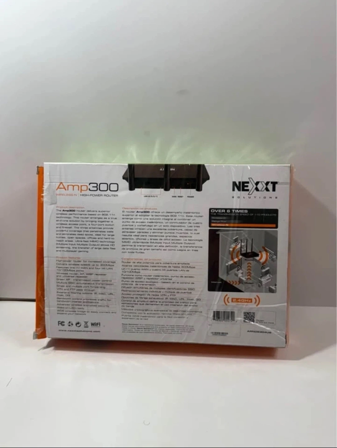 Nexxt AMP300 High-Power Wireless Router, For Highest Wifi Speeds - photo 4