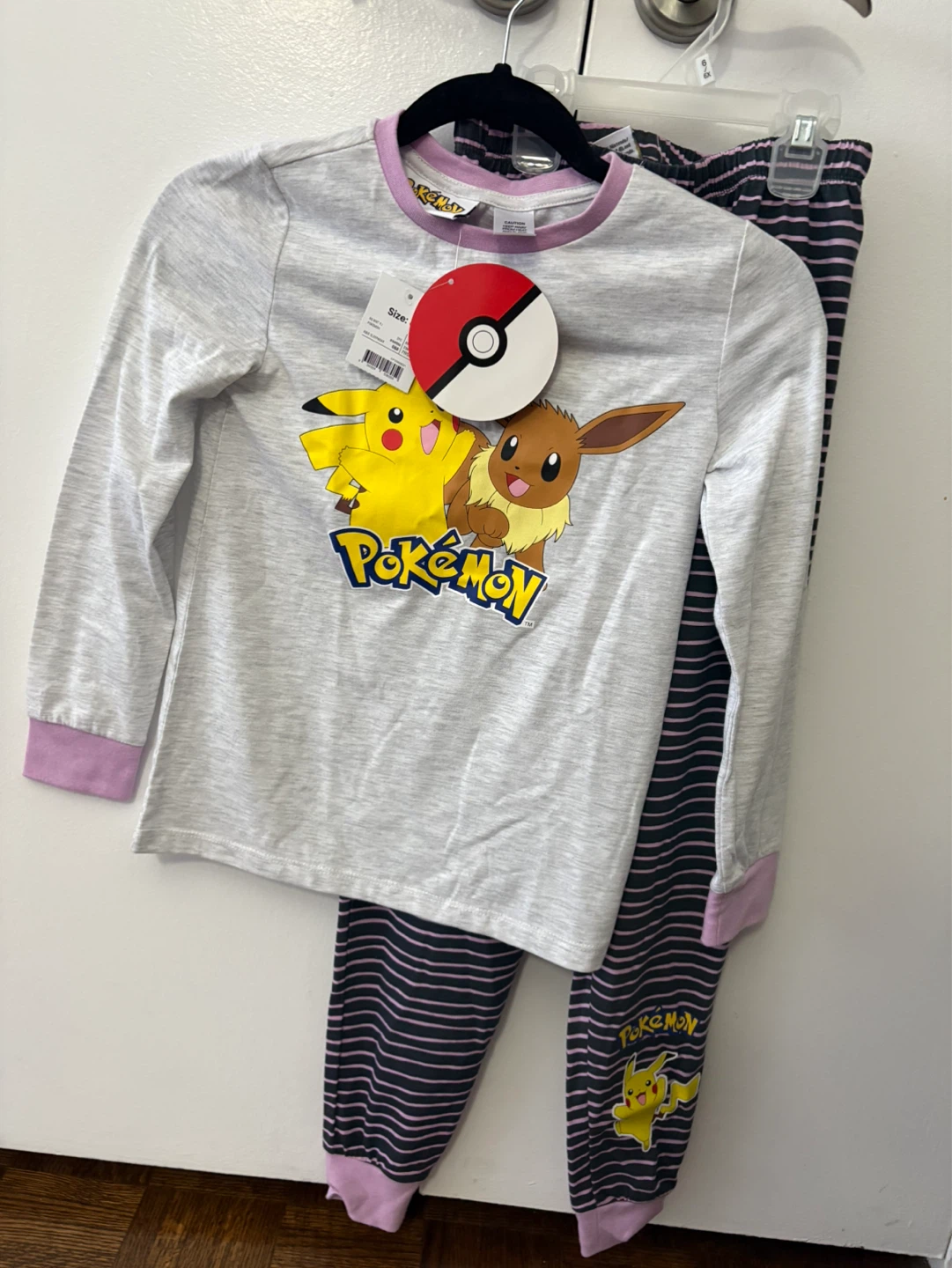 Size 8 Pokemon Pajama Set