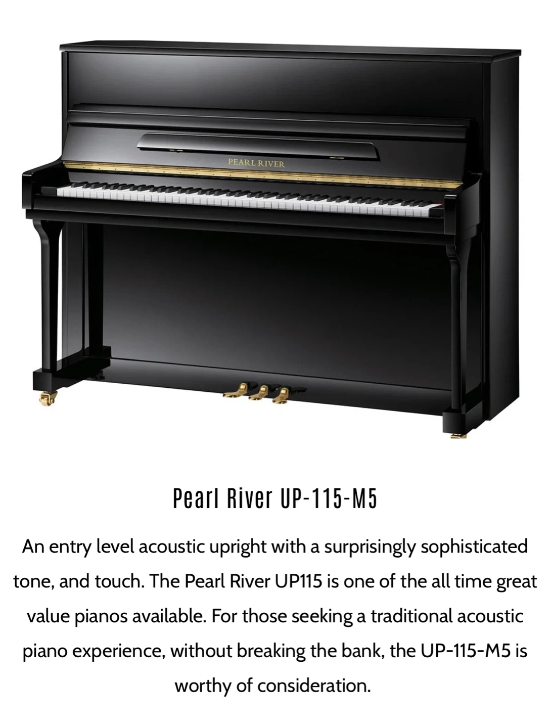 Pearl River UP-115-M5 Upright Piano