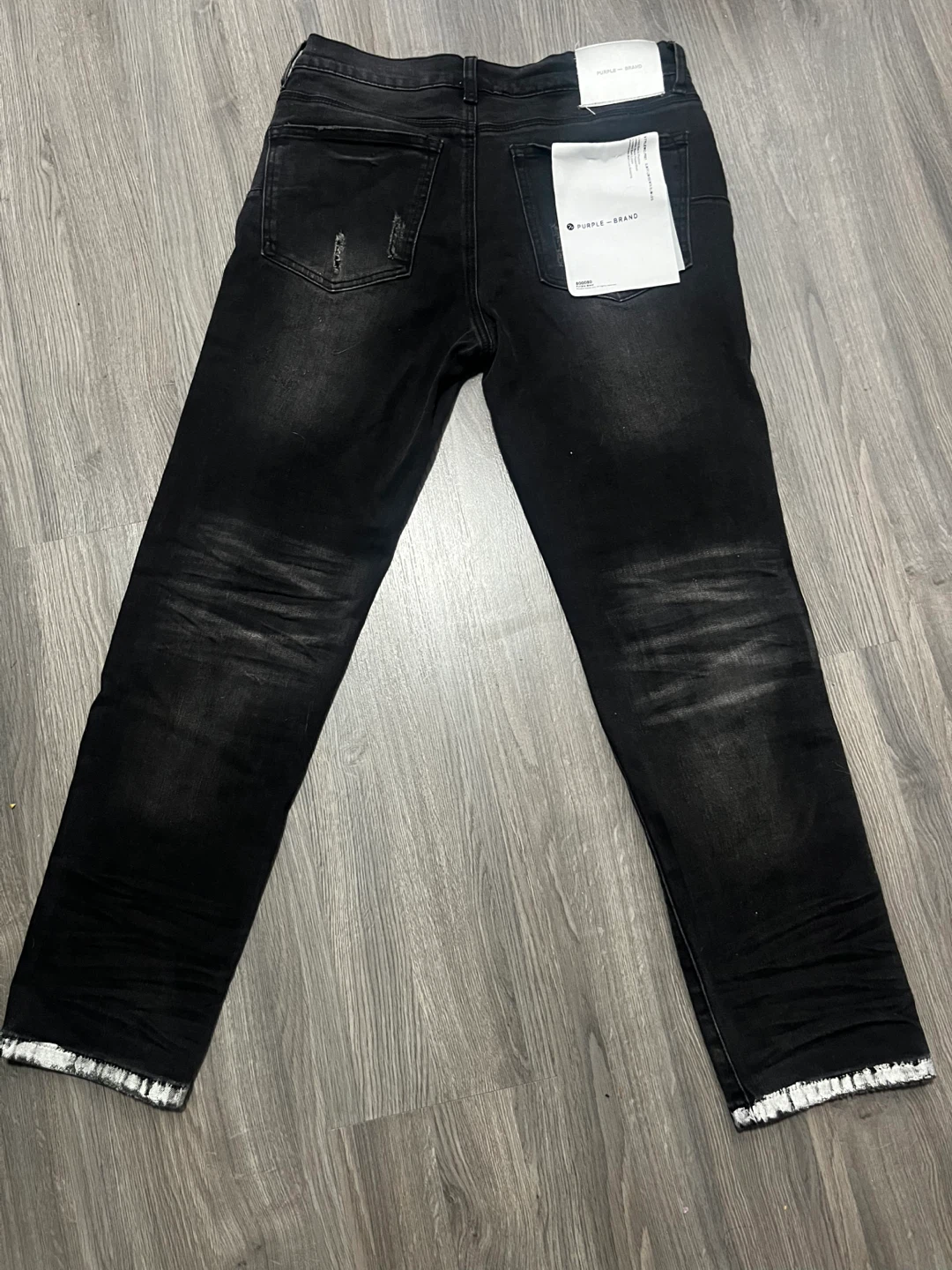 Purple Brand Black Distressed Jeans Size 30 - photo 2