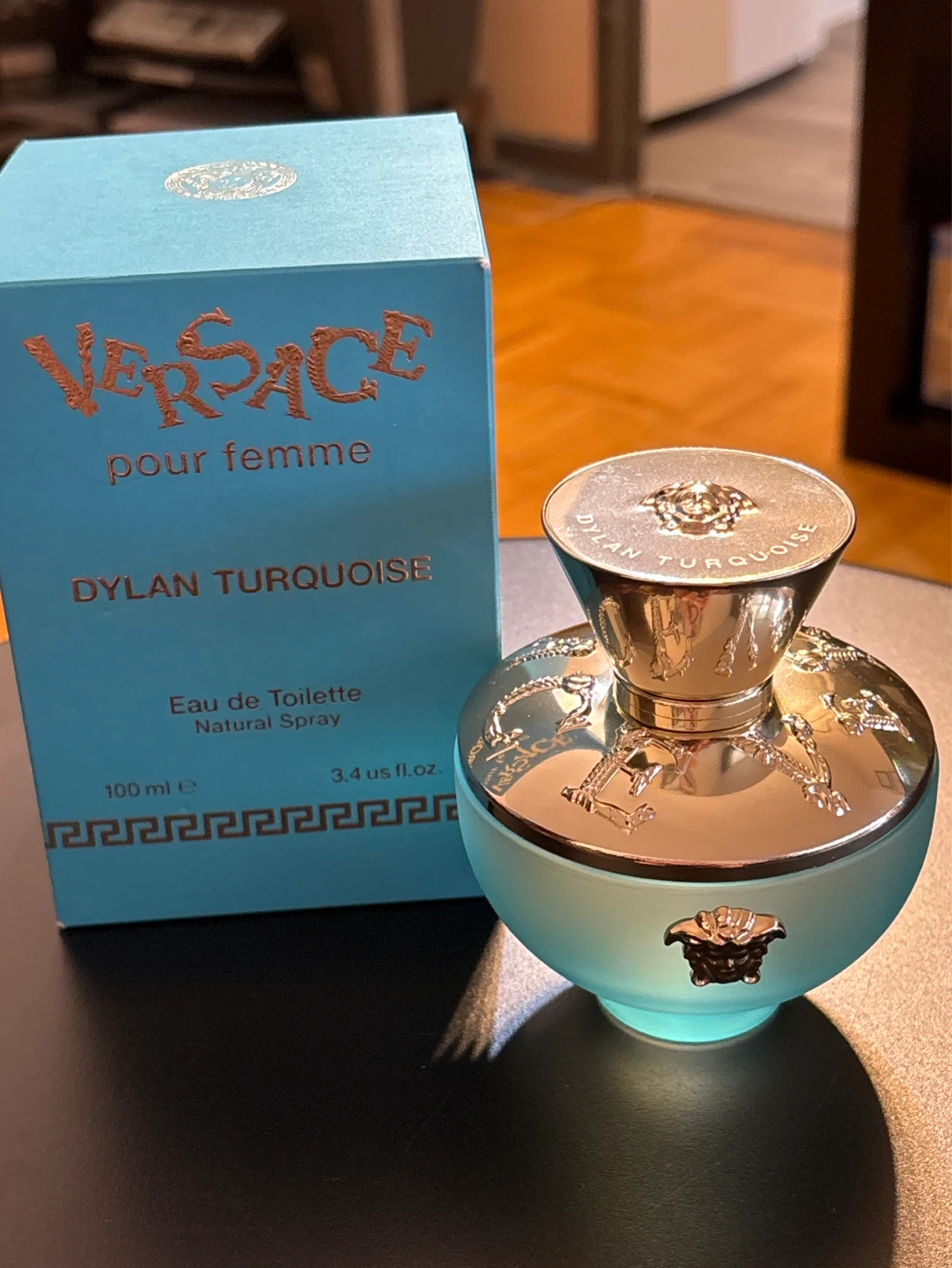 Versace Dylan Turquoise Eau de Toilette for Women 3.4 oz