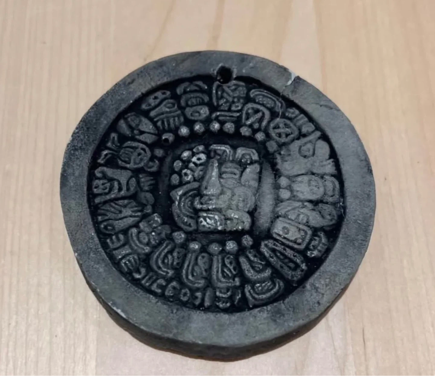 Mayan Sun Calendar – Handcrafted Decorative Wall Piece - photo 2