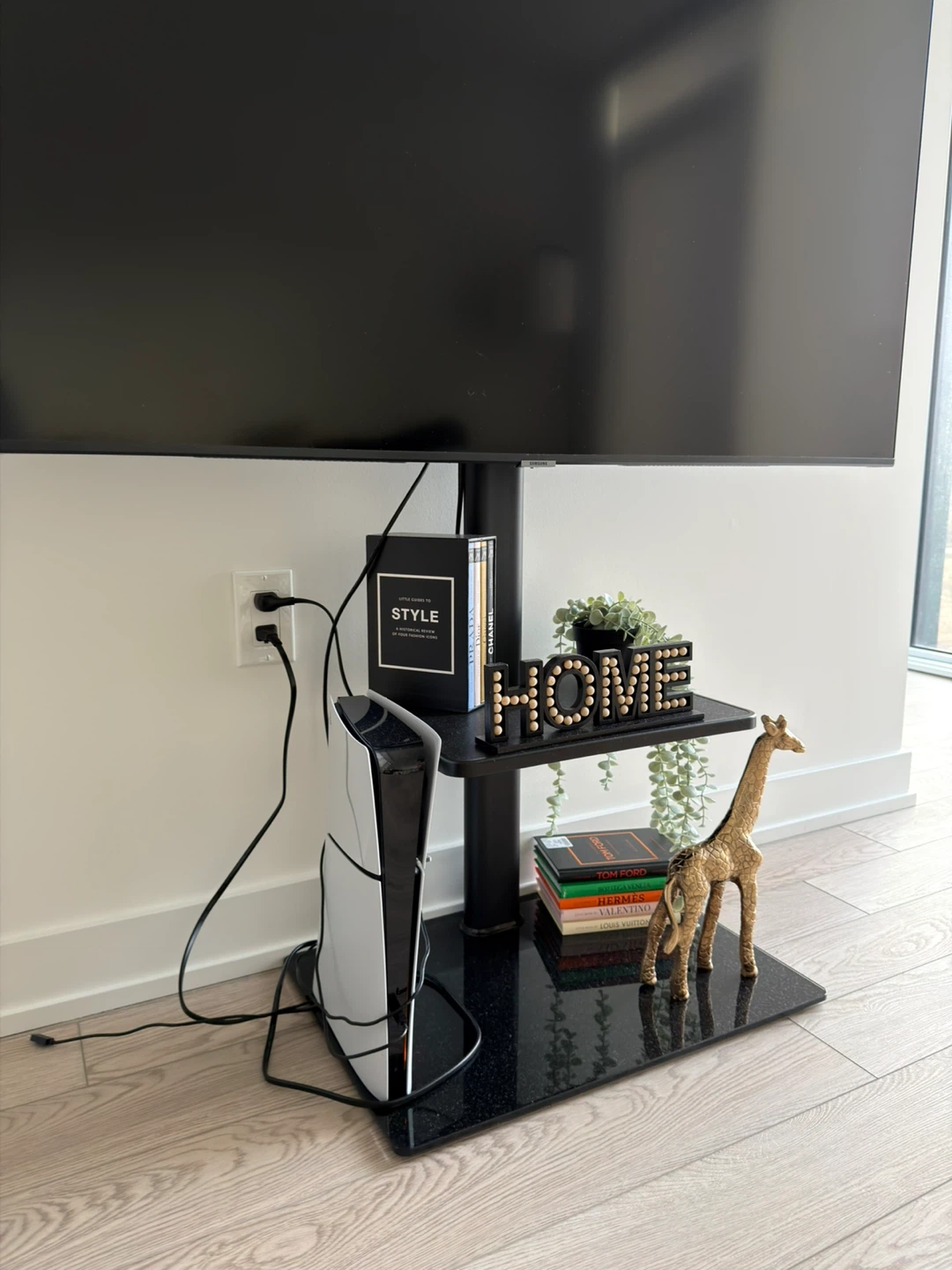 Black TV Stand - photo 2