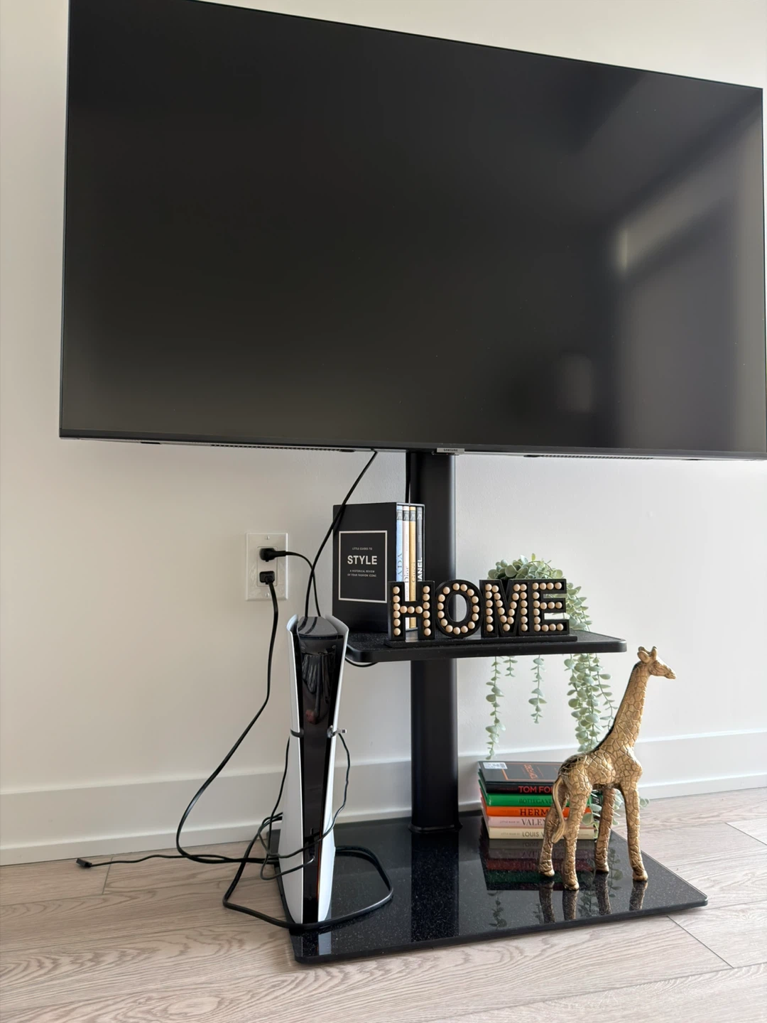 Black TV Stand