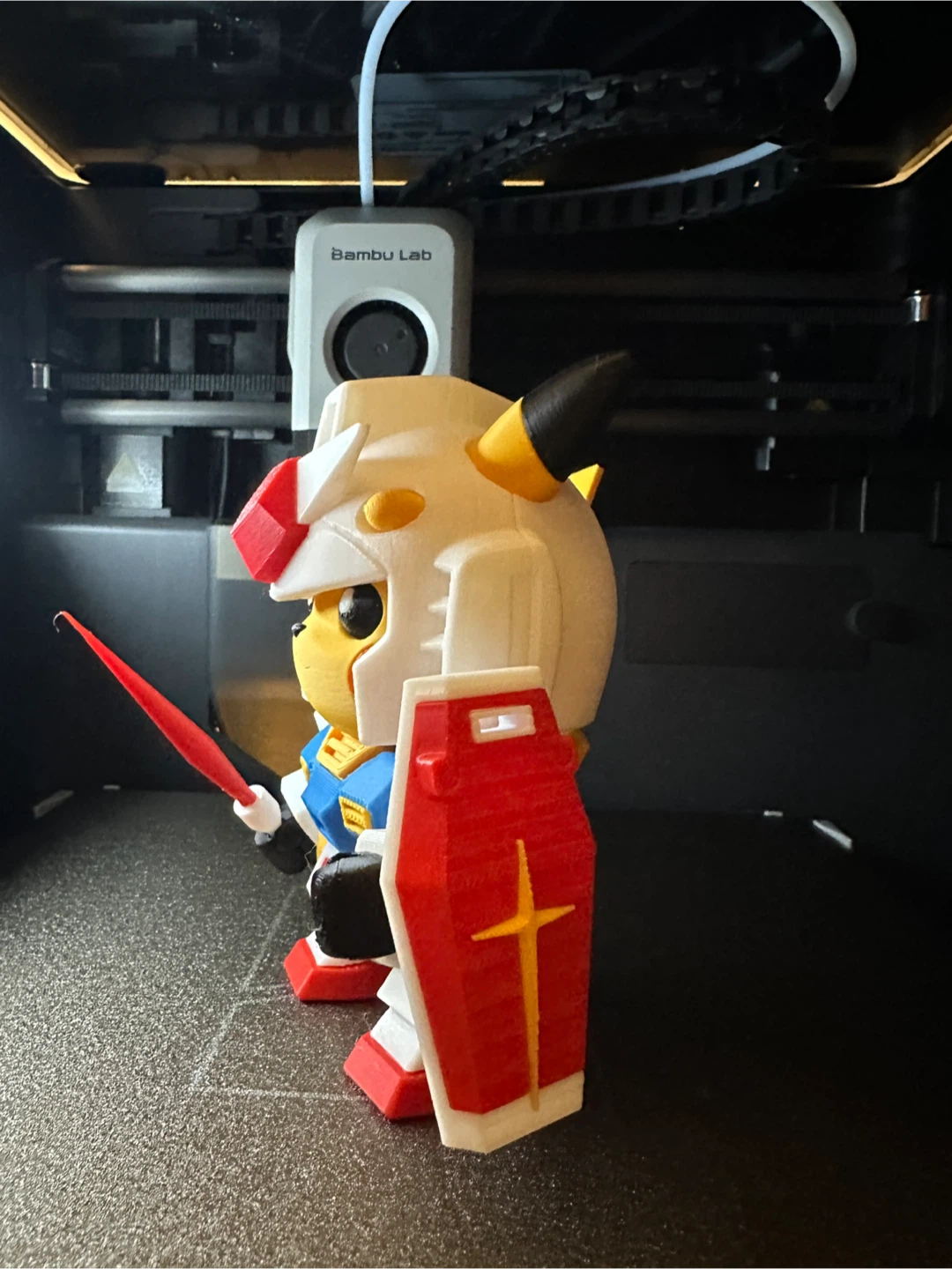 Made by order Pikachu Gundam Model Figure - photo 2