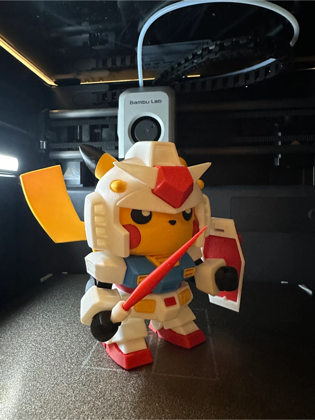 Made by order Pikachu Gundam Model Figure - photo 3