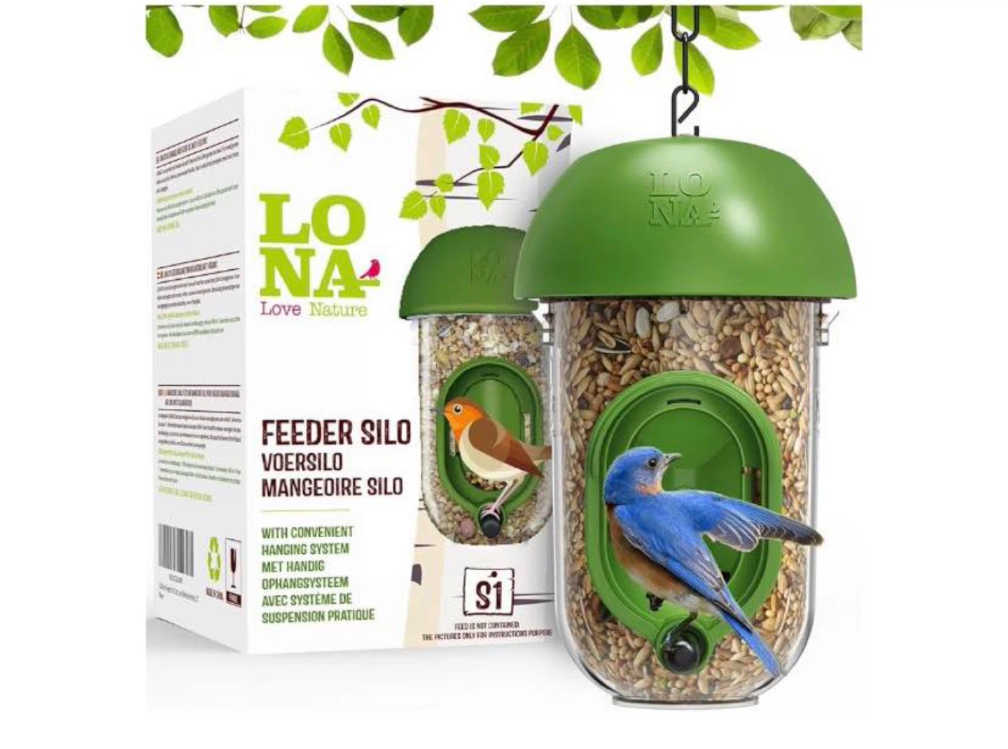LONA Bird Feeder Silo