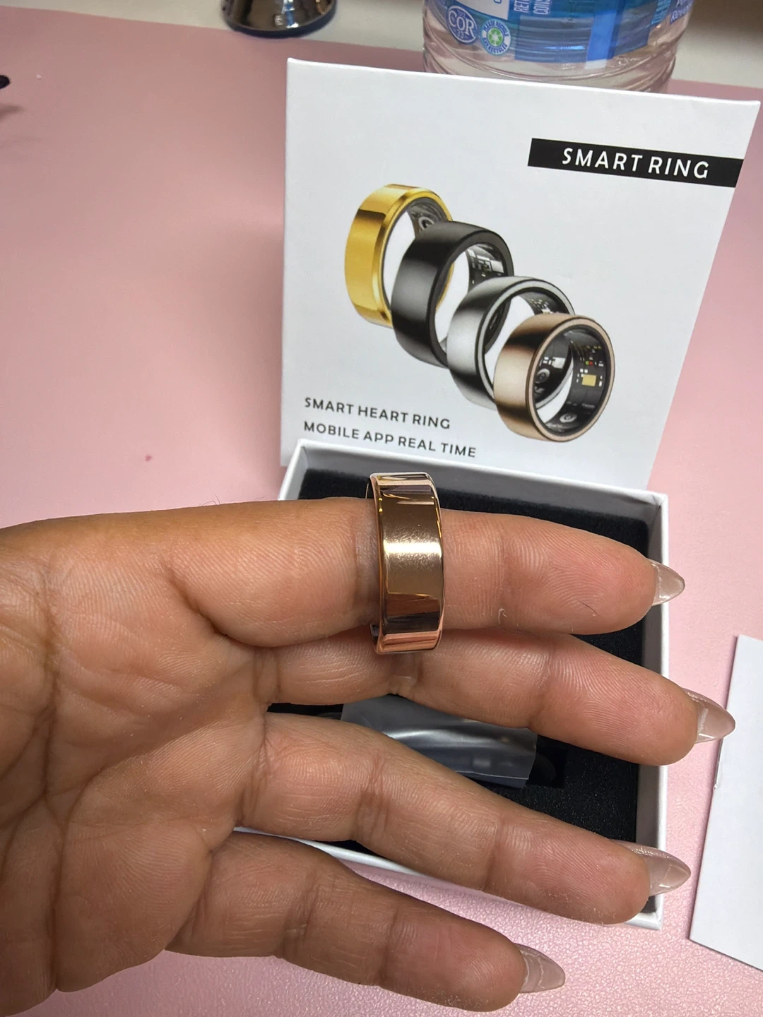 Healthy Smart Ring - Rose Gold, Stainless Steel - photo 2