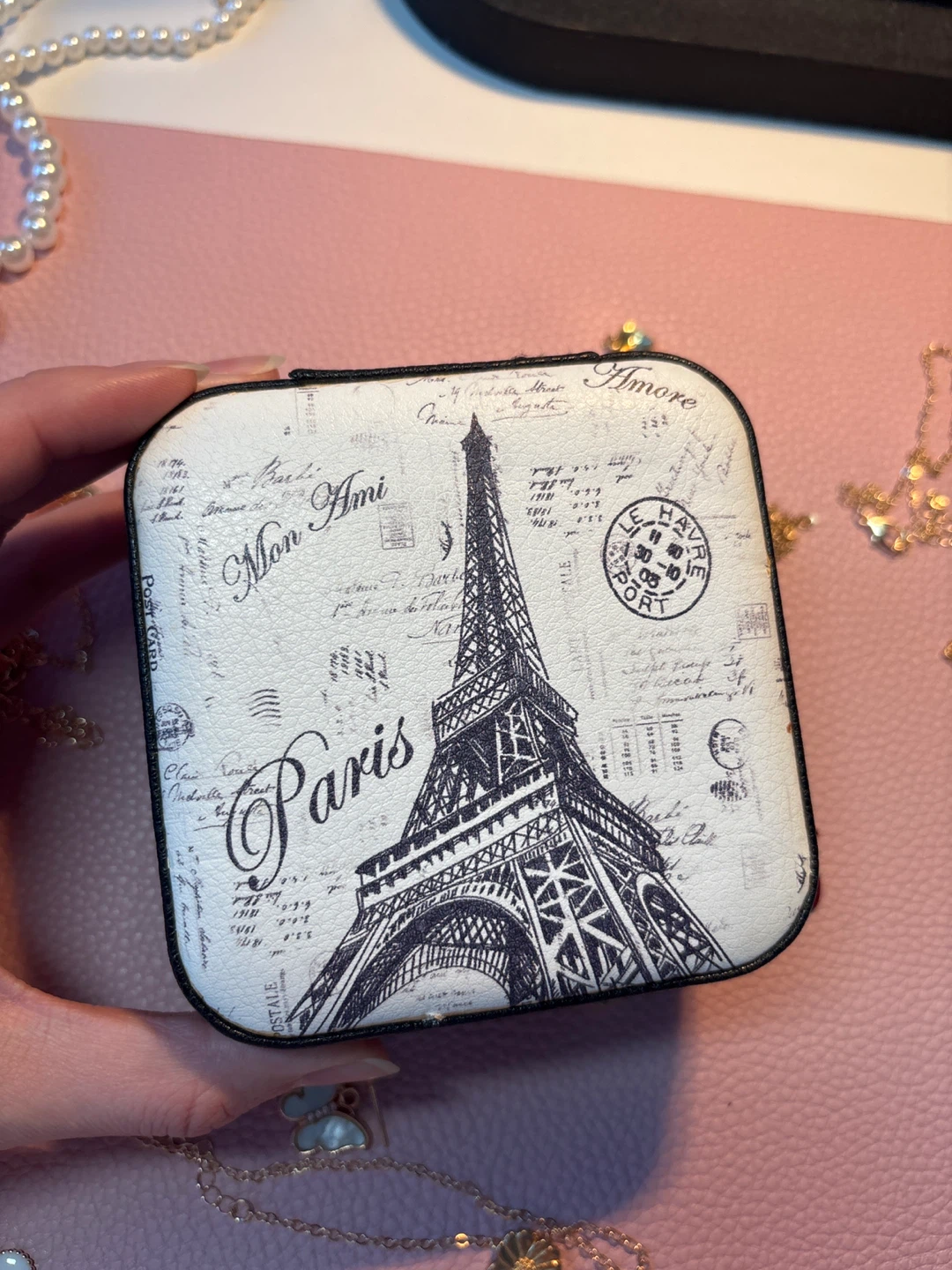 Small Travel Jewelry Organizer Box