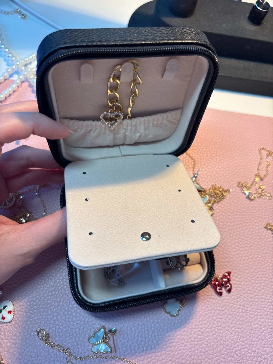 Small Travel Jewelry Organizer Box - photo 2