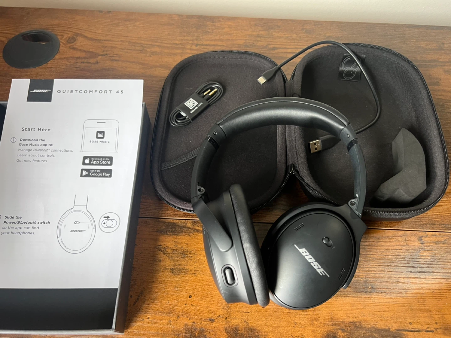 Bose QuietComfort 45 Headphones - Black - photo 5