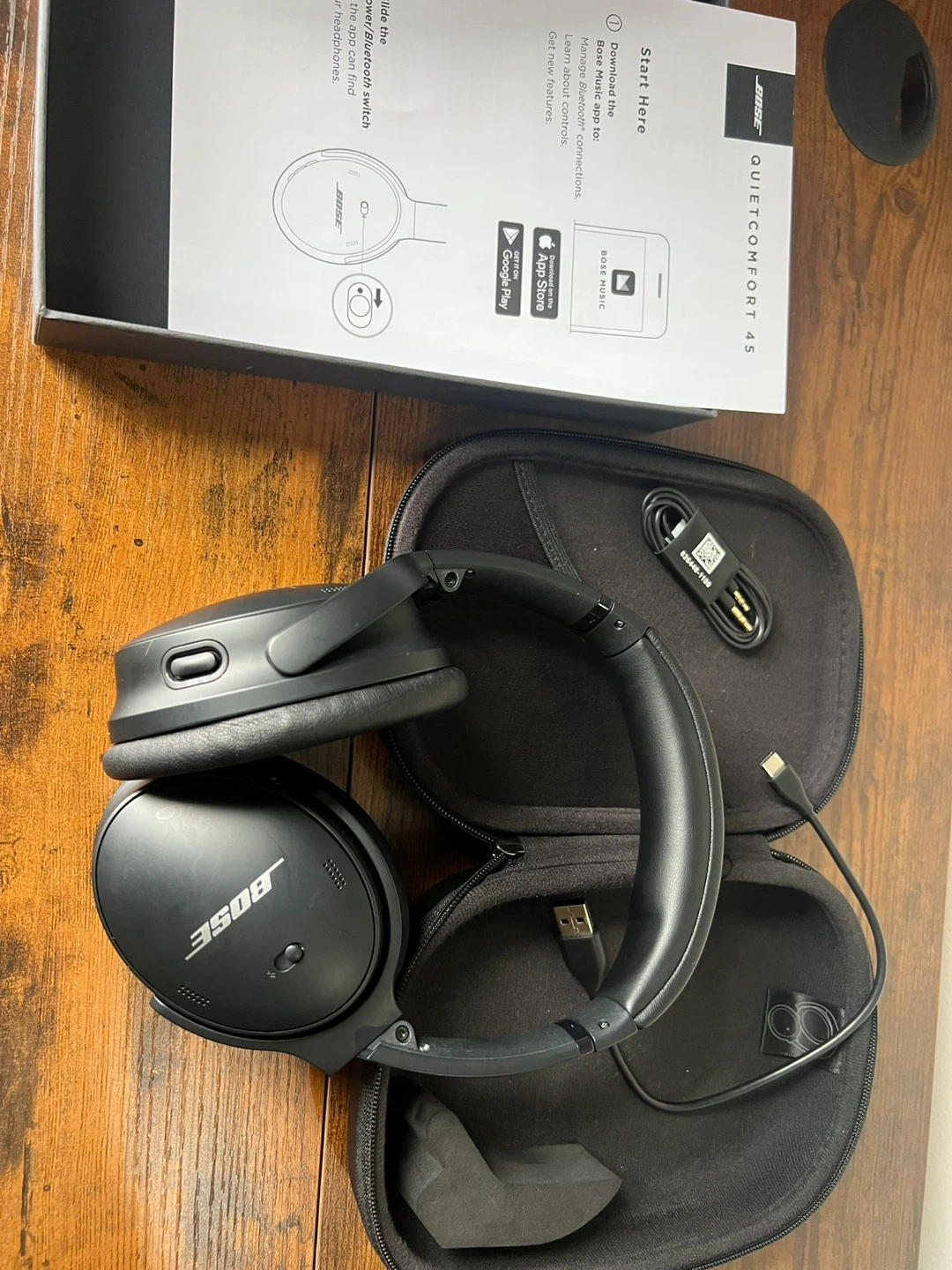 Bose QuietComfort 45 Headphones - Black - photo 4
