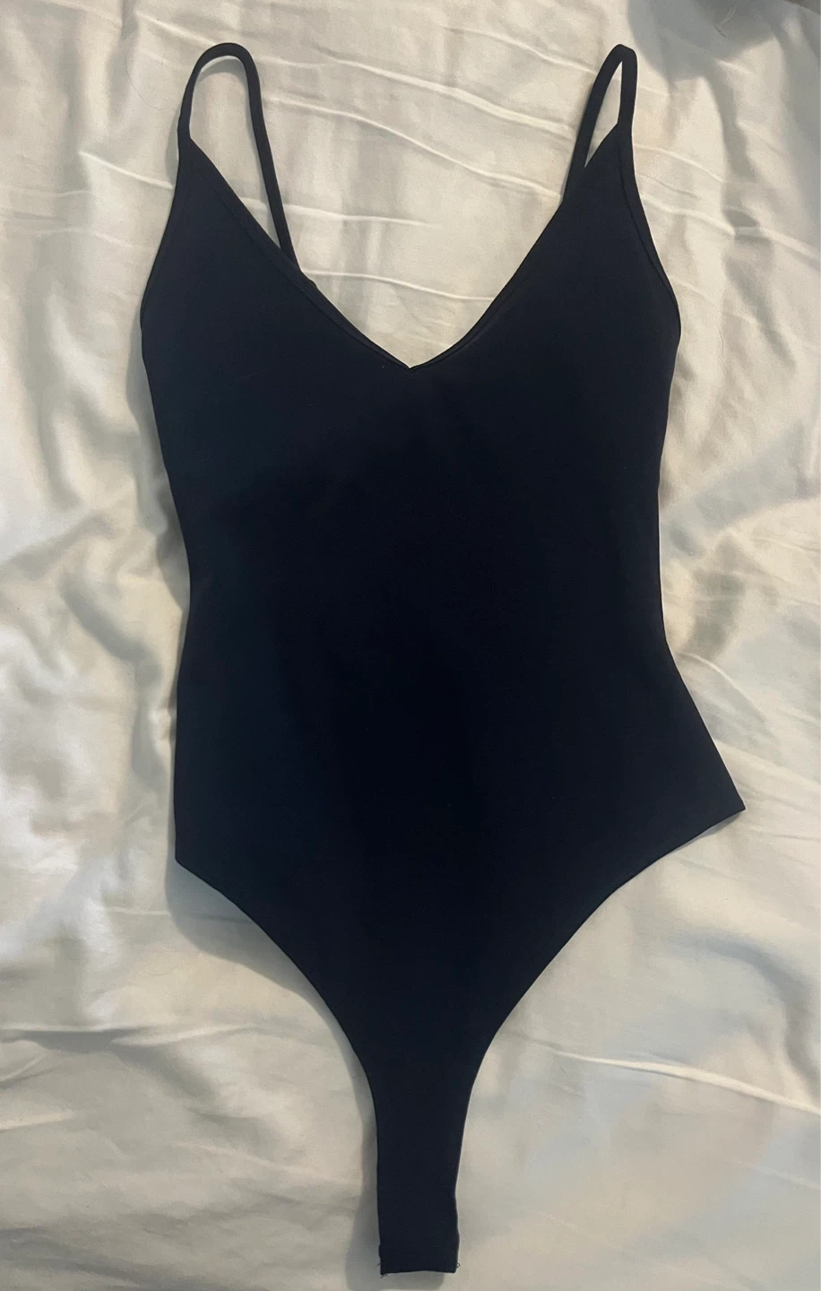 Garage Navy Thong Bodysuit