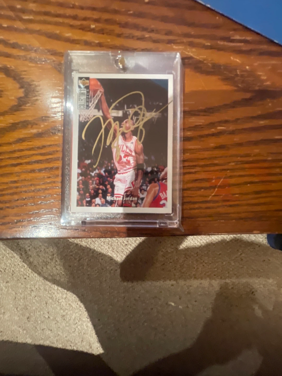 Upper Deck Michael Jordan Autographed Collectibles Choice Card