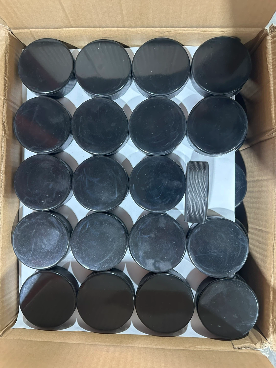 Official Hockey Pucks - 100 Pack