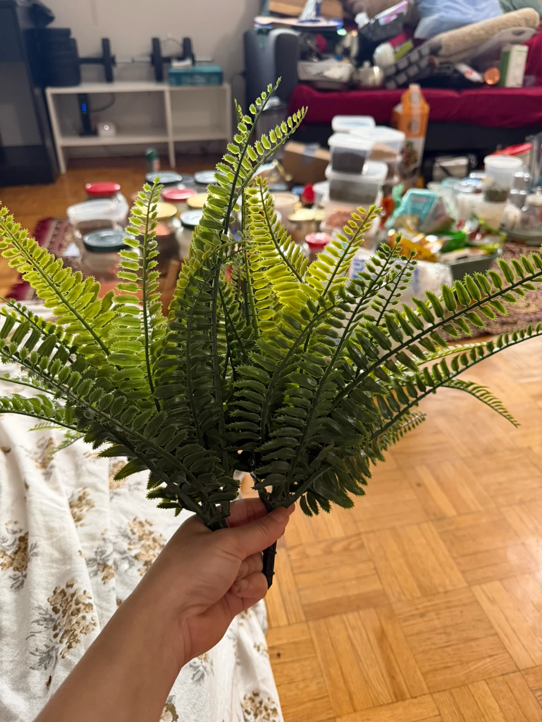 Artificial Fern Plant Stems