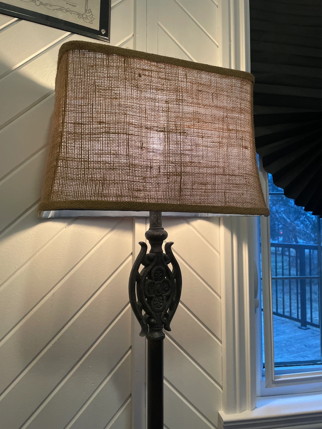 Floor Lamp with Jute Shade - photo 5